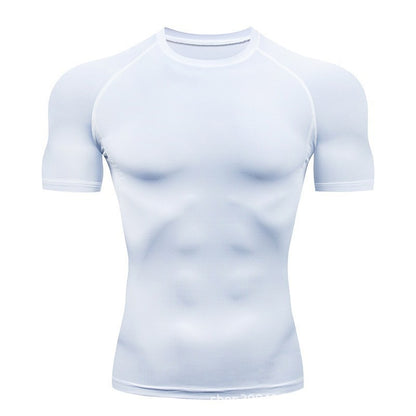 Men's Fitness Short-Sleeved Sports