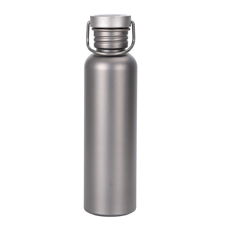 Pure titanium sports water bottle