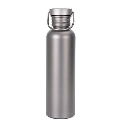 Pure titanium sports water bottle