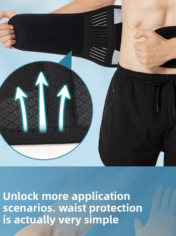 Sports waist support belt