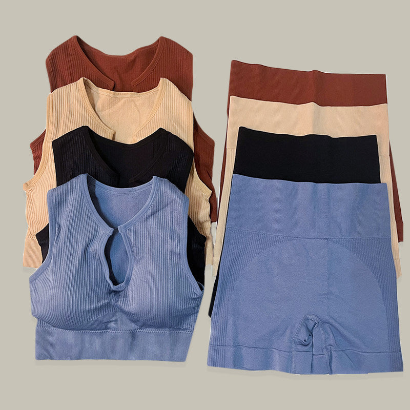 Women's Seamless Yoga Shorts/Bra