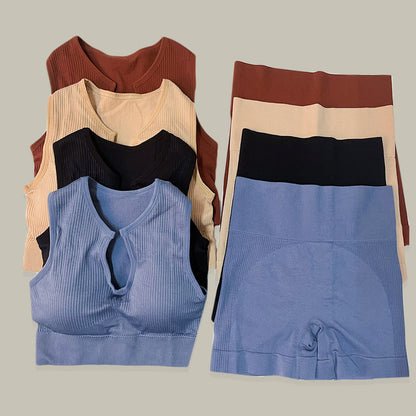 Women's Seamless Yoga Shorts/Bra